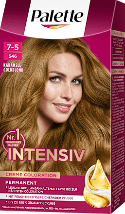 Haarfarbe 7-5/546 Karamell Goldblond Palette Intensive Color Creme