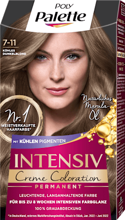 Haarfarbe 7-11 Kühles Dunkelblond Palette Intensive Color Creme