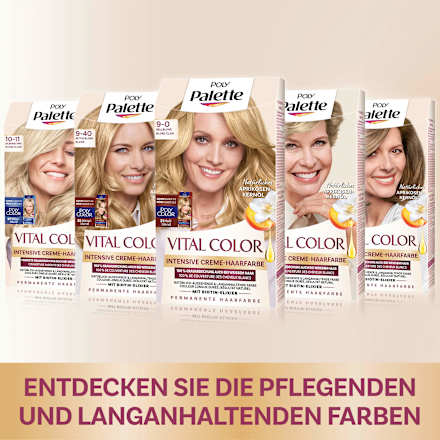 Haarfarbe Vital Color 9-0 Hellblond Palette Intensive Color Creme