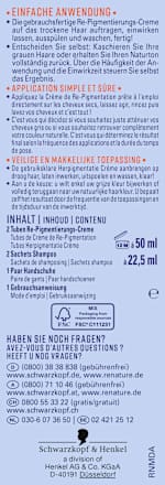 Re-Pigmentierungs-Creme Dunkel Männer  Schwarzkopf Re-Nature