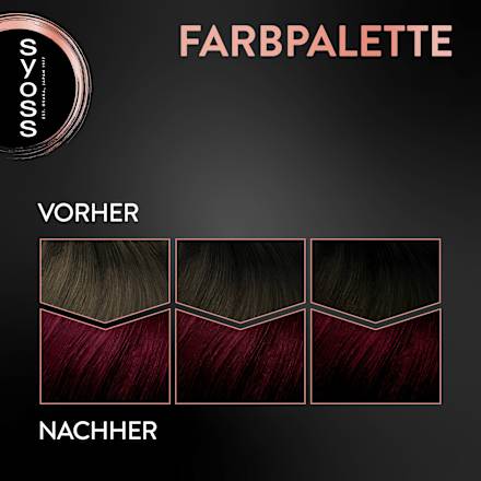 Haarfarbe 4_22 Leuchtendes Rot Syoss