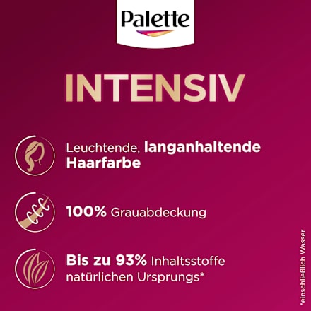 Intensiv-Creme-Coloration 650 Kastanie Palette Intensive Color Creme