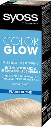 Haartönung Color Glow Platin Blond syoss