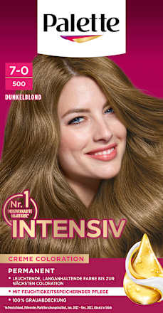 Intensiv-Creme-Coloration 500 Dunkelblond Palette Intensive Color Creme