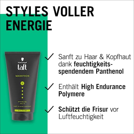 Haargel MARATHON Halt 6 Schwarzkopf taft