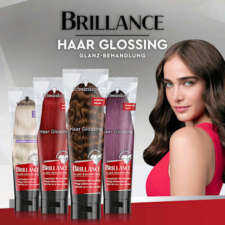 Farb-Glanzbehandlung Glossing Kühles Blond Schwarzkopf Brillance