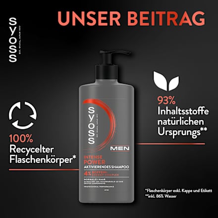 Shampoo Men Intense Power syoss