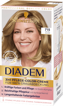 Haarfarbe 715 Mittelblond  Schwarzkopf DIADEM