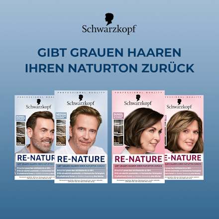 Haarfarbe Männer Dunkel Schwarzkopf Re-Nature