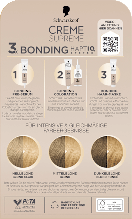 Dauerhafte Coloration Creme Supreme - Nr. 9-0 Natürliches Hellblond Schwarzkopf CREME SUPREME
