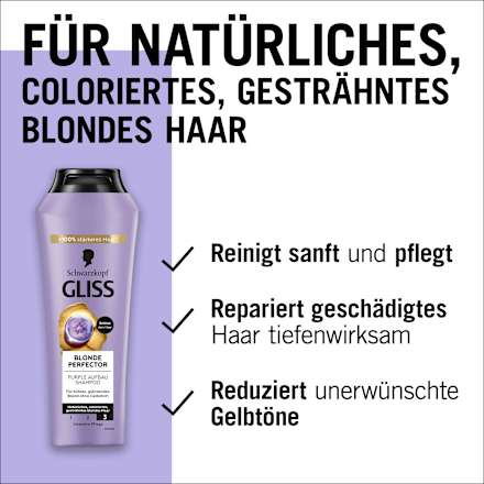 Shampoo Blonde Perfector Schwarzkopf GLISS