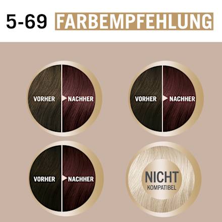 Haarfarbe 5-69 Violettbraun Schwarzkopf CREME SUPREME