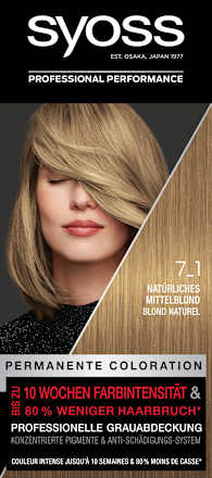 Haarfarbe 7_1 Natürliches Mittelblond syoss