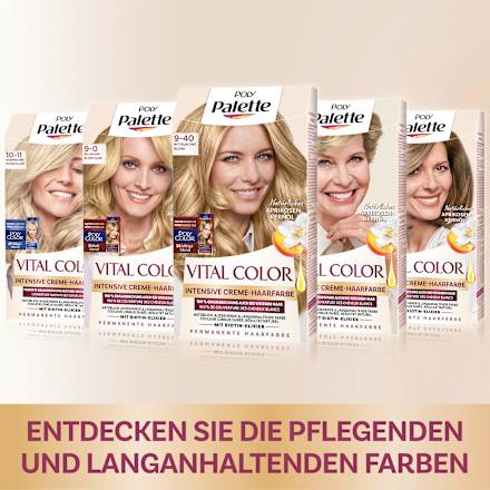 Haarfarbe Vital Color 9-40 Mittelblond Palette Intensive Color Creme