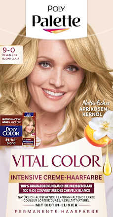Haarfarbe Vital Color 9-0 Hellblond Palette Intensive Color Creme