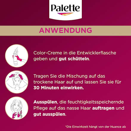 Intensiv Creme Coloration 909 Blau-Schwarz Palette Intensive Color Creme