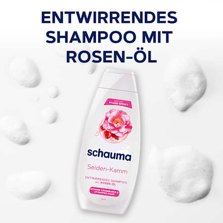 Shampoo Seiden-Kamm schauma