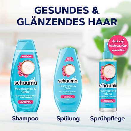 Shampoo Feuchtigkeit & Glanz schauma