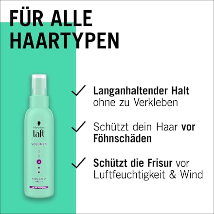 Föhn-Spray VOLUMEN Halt 3 Schwarzkopf taft