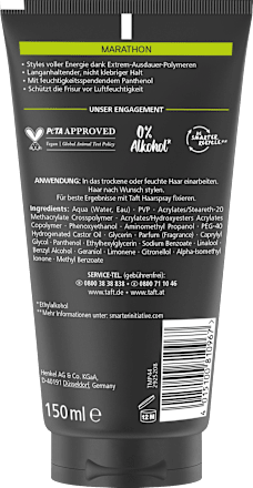 Haargel MARATHON Halt 6 Schwarzkopf taft