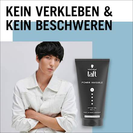 Haargel POWER INVISIBLE Halt 5 Schwarzkopf taft