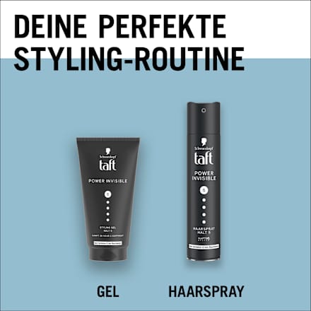 Haargel POWER INVISIBLE Halt 5 Schwarzkopf taft