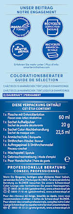 Strähnchen Set M1 Schwarzkopf Blonde