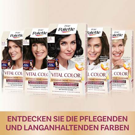 Haarfarbe Vital Color 1-0 Schwarz Palette Intensive Color Creme