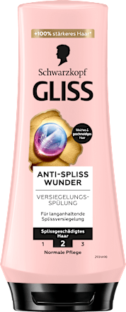 Conditioner Anti-Spliss Wunder Schwarzkopf GLISS