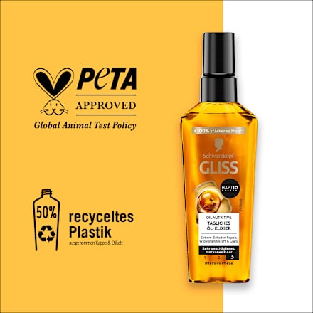 Hair Repair Tägliches Öl-Elixier Haarkur Schwarzkopf GLISS