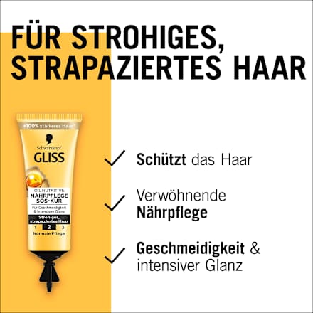 Haarkur SOS Oil Nutritive Schwarzkopf GLISS