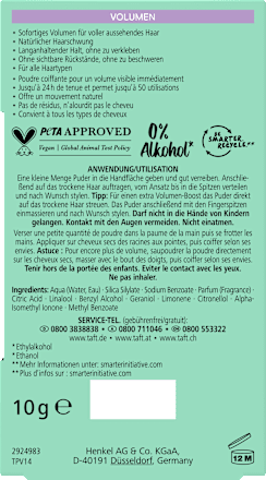 Haarpuder VOLUMEN Schwarzkopf taft