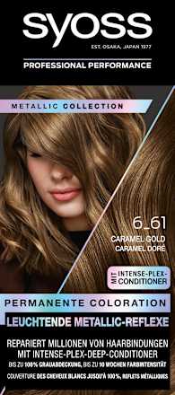 Permanente Coloration Metallic Collection Nr. 6_61 Caramel Gold syoss