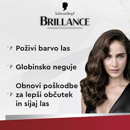 Barvna maska za lase Čokoladno rjava Schwarzkopf Brillance