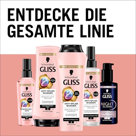 Shampoo Anti-Spliss Wunder Schwarzkopf GLISS