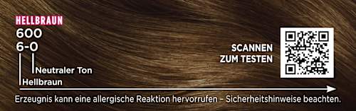 Haarfarbe 6-0/600 Hellbraun Palette Intensive Color Creme