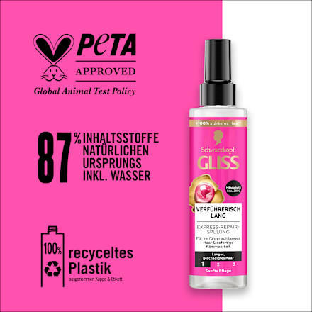 Sprüh-Conditioner Express-Repair Verführerisch Lang Schwarzkopf GLISS