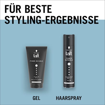 Haarspray POWER INVISIBLE Halt 5 Schwarzkopf taft