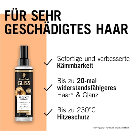 Sprüh-Conditioner Express-Repair Ultimate Repair Schwarzkopf GLISS