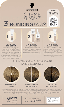 Dauerhafte Coloration Creme Supreme - Nr. 7-0 Natürliches Dunkelblond Schwarzkopf CREME SUPREME