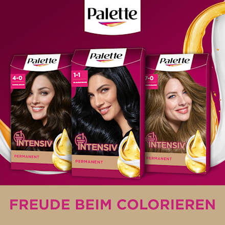 Intensiv Creme Coloration 909 Blau-Schwarz Palette