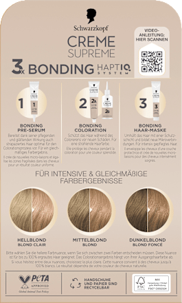 Dauerhafte Coloration Creme Supreme - Nr. 9-48 Helles Beigeblond Schwarzkopf CREME SUPREME