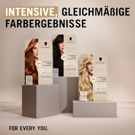 Haarfarbe 7-7 Dunkles Kupferblond Schwarzkopf CREME SUPREME