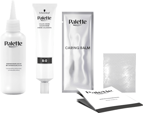 Haartönung Color-Crème 8-0 Mittelblond Palette Intensive Color Creme