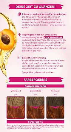 Haartönung Color-Crème 7-7 Karamel Kupfer Palette Intensive Color Creme