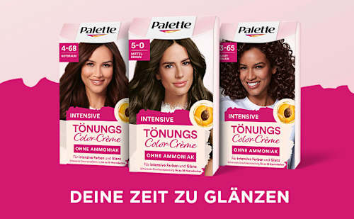 Haartönung Color-Crème 5-0 Mittelbraun Palette Intensive Color Creme