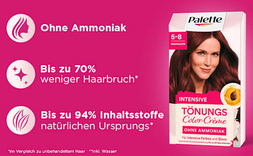 Haartönung Color-Crème 5-8 Mahagoni Palette Intensive Color Creme