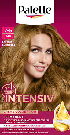 Haarfarbe 7-5/546 Karamell Goldblond Palette Intensive Color Creme