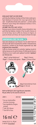 Fixierungsbürste Bye Bye Babyhaar got2b