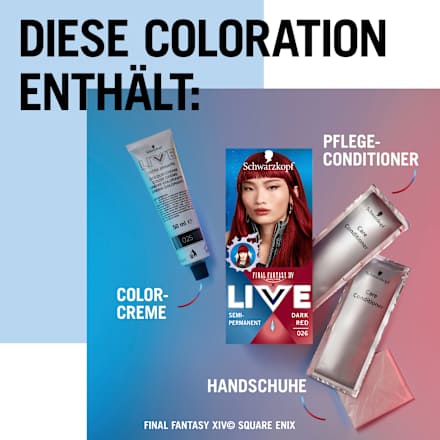 Intensivtönung 026 Dark Red Schwarzkopf LIVE